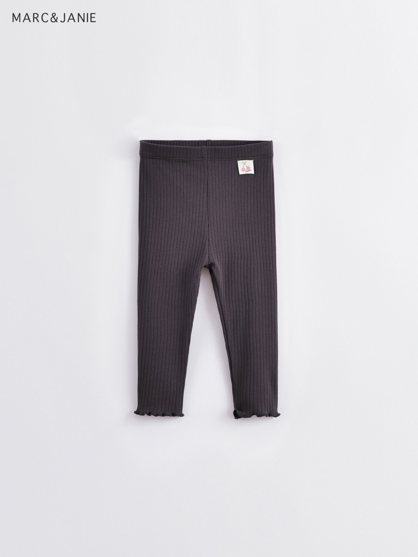 Stretch-knit flared pants