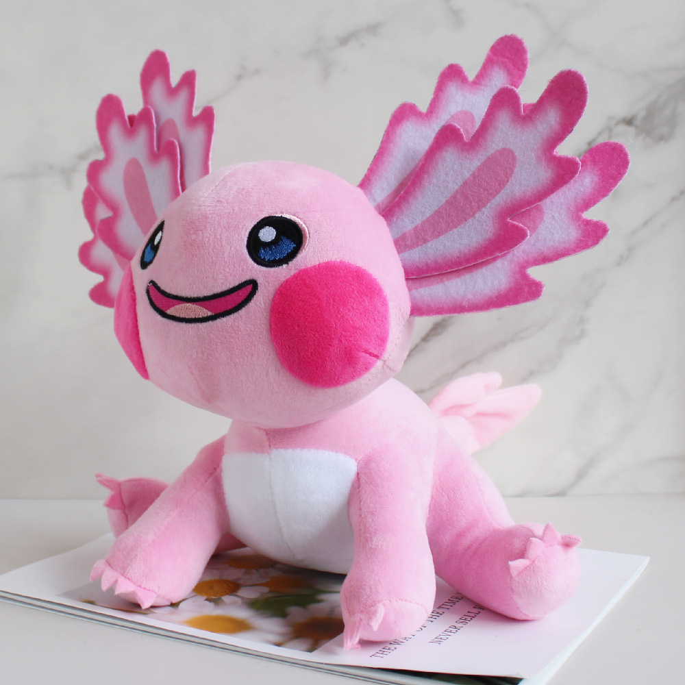 Axolotl Plush Six Color Salamander Plush Toy Soft Cute - Temu