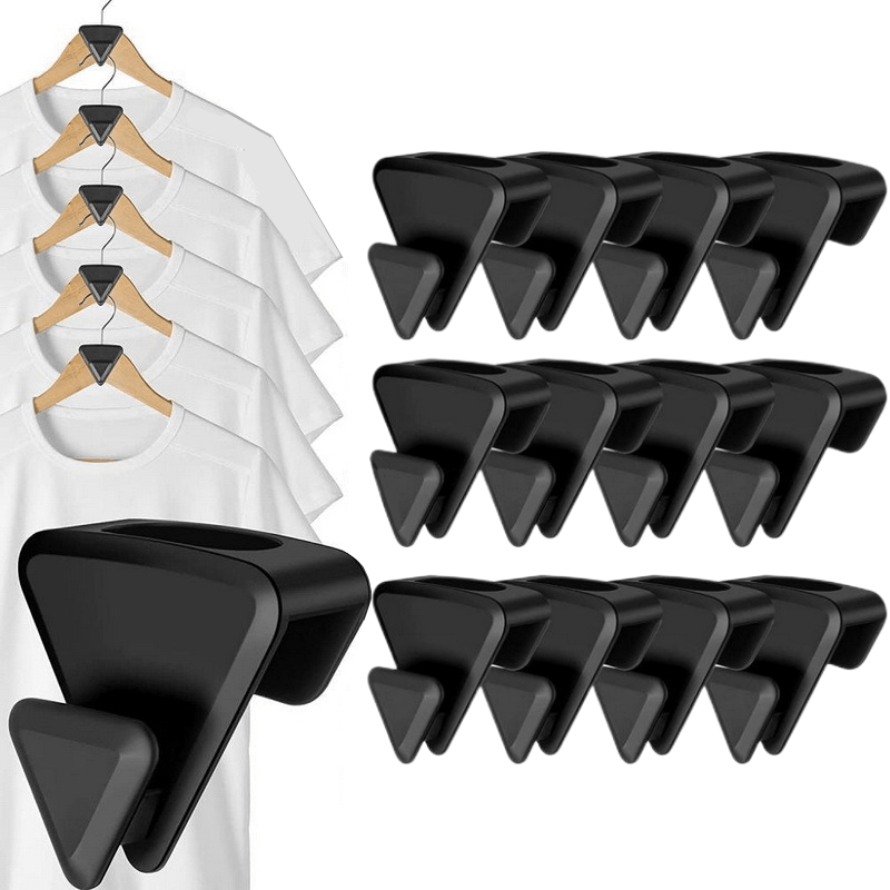 Lieonvis 80 Pcs Clothes Hanger Connector Hooks,Multi-Level Cascading Hanger Hooks,Plastic Heavy Duty Cascading Mini Hooks for Velvet Hangers Space