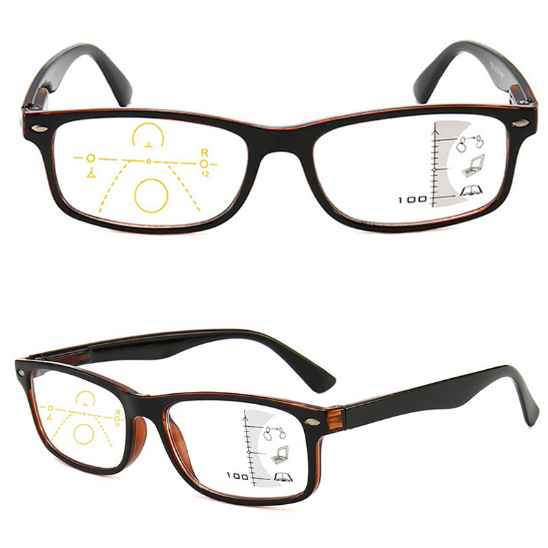 Oversized Quality Progressive Multifocal Reading Glasses Men