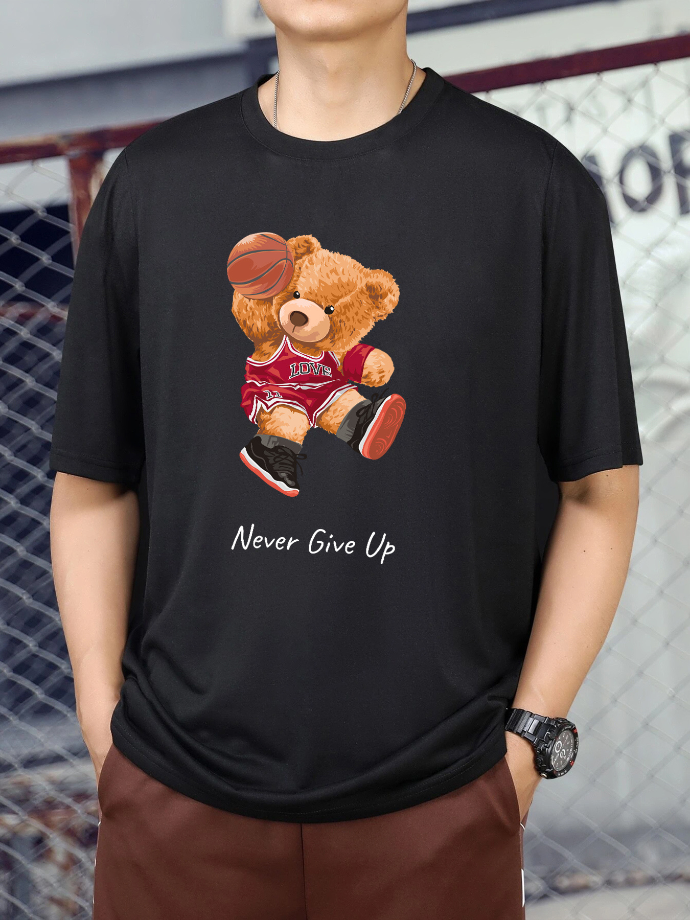 louis vuitton shirt with teddy bear