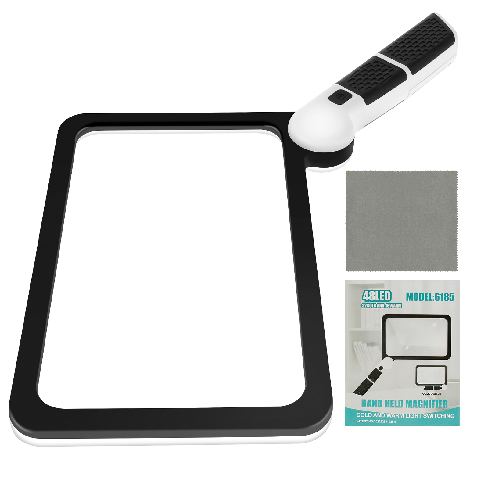 Canopus Magnifying Glass with Light: LED Magnifier with 2x and 4X Lens for Reading, Computer Repair, Jewelry, Size: One Size