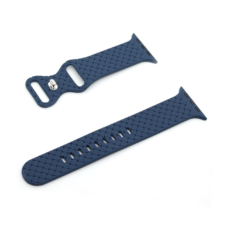 Watch Band For Watch Series 4 5 6 Se 44mm 40mm Silicone Strap For