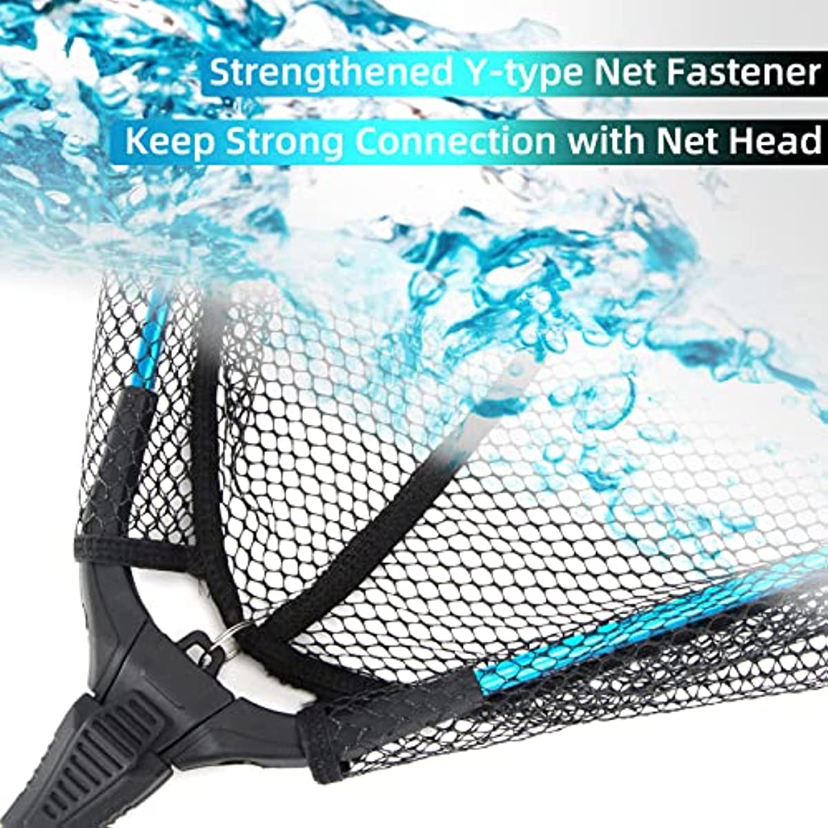 Foldable Collapsible Telescopic Fishing Net Durable Strong Safe