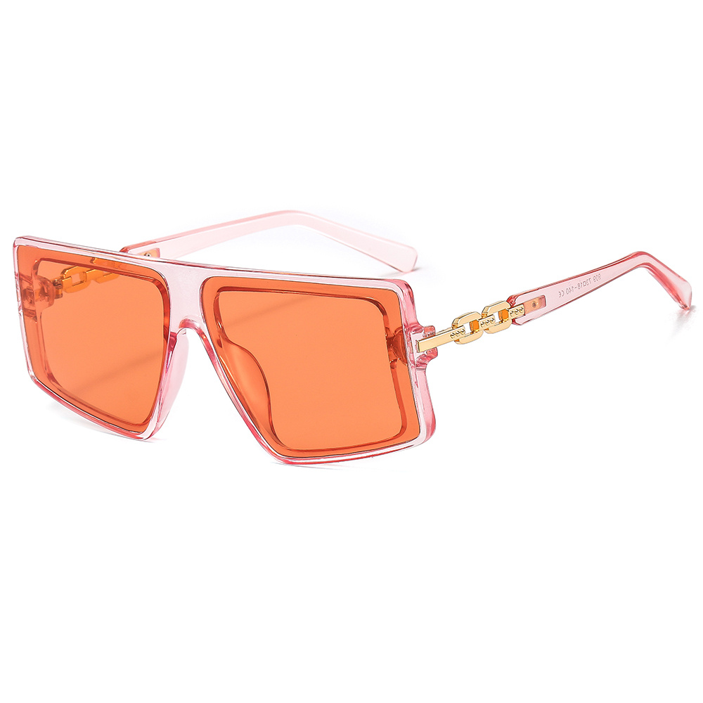 Square Metal Fashion Sunglasses For Women Men Casual Chain Charm Gradient  Glasses For Summer Beach Party, Uv400 - Temu United Arab Emirates