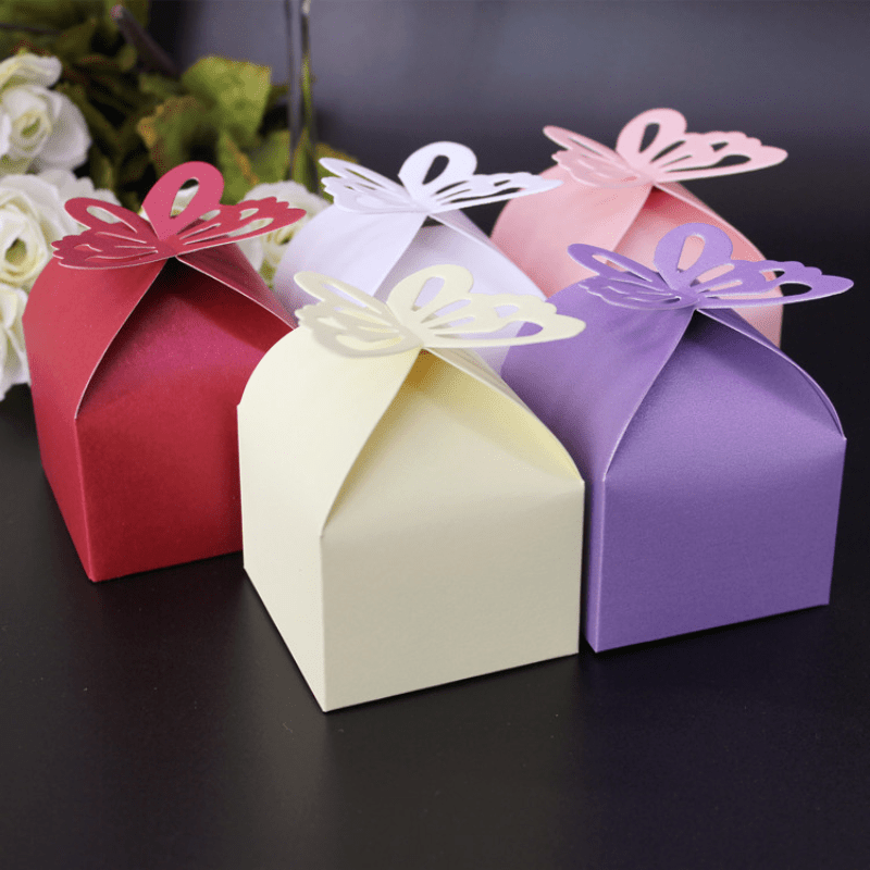 Butterfly Wedding Favor Boxes Temu