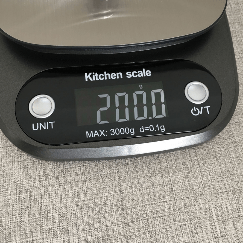 Get Electronic Rechargeable Kitchen Scale Home Baking Scale Rechargeable  Model 3KG/0 Delivered