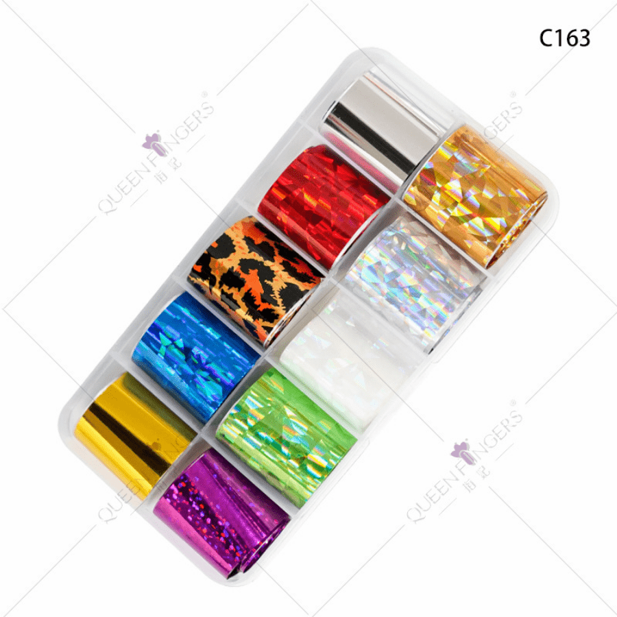 Spring Nail Foil Wraps - Adhesive Decals For Manicure And Nail Art - Easy  To Apply And Remove - Perfect For Diy Nail Artists And Salon Professionals  - Temu Germany