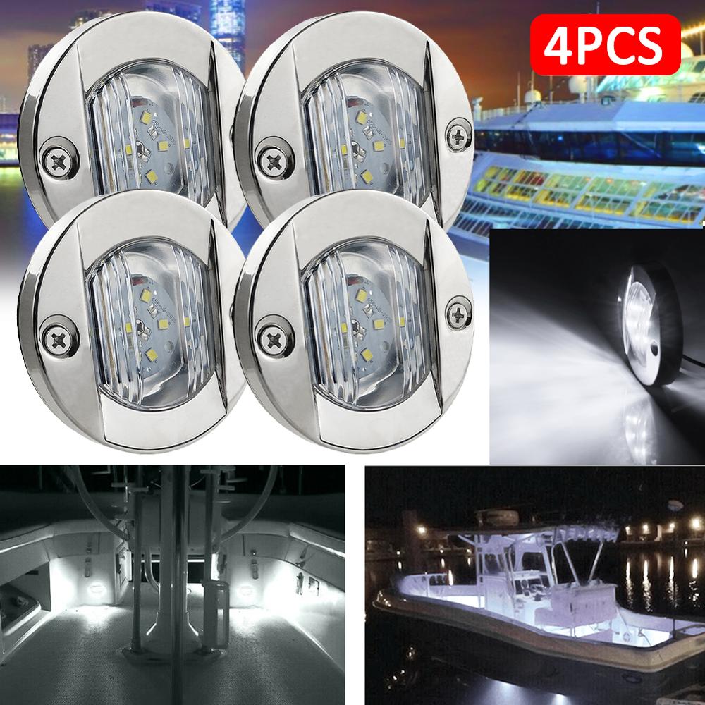 LED Barco Luz Cubierta Impermeable 12v Proa Remolque Pontón Kit de luces  Marino