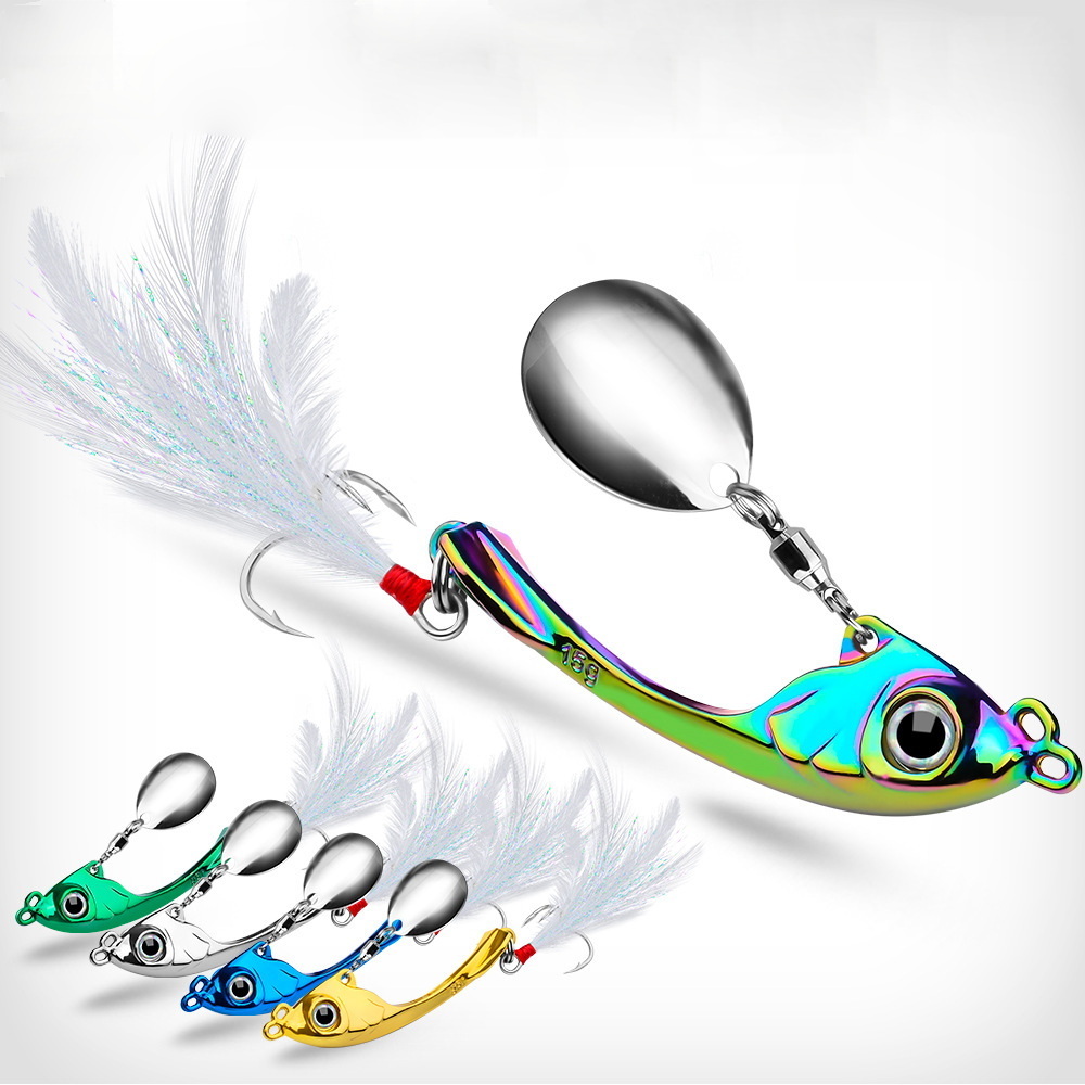 Premium Metal Vib Spinners Spoon Lures Perfect Bass - Temu Netherlands