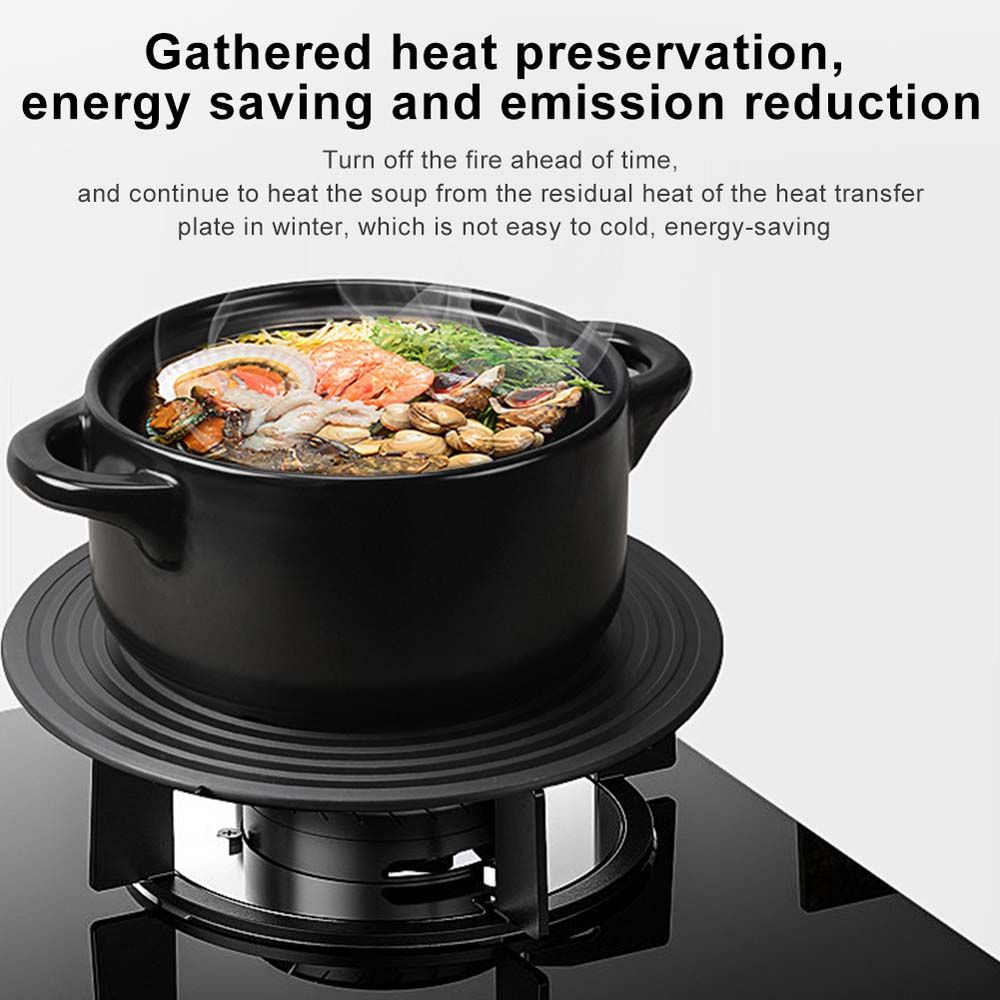 Placa de conducción de calor de acero inoxidable para cocina de Gas,  difusor de calor, adaptador