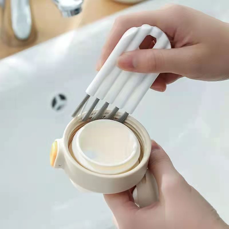 1 Cup Lid Cleaning Brush Set, Multifunctional Vacuum Flask Cleaning Tool,  Multifunctional Small Silicone Cup Holder Cleaner, Household Kitchen  Cleaning Tool For Commercial Cleaning Services/shops - Temu