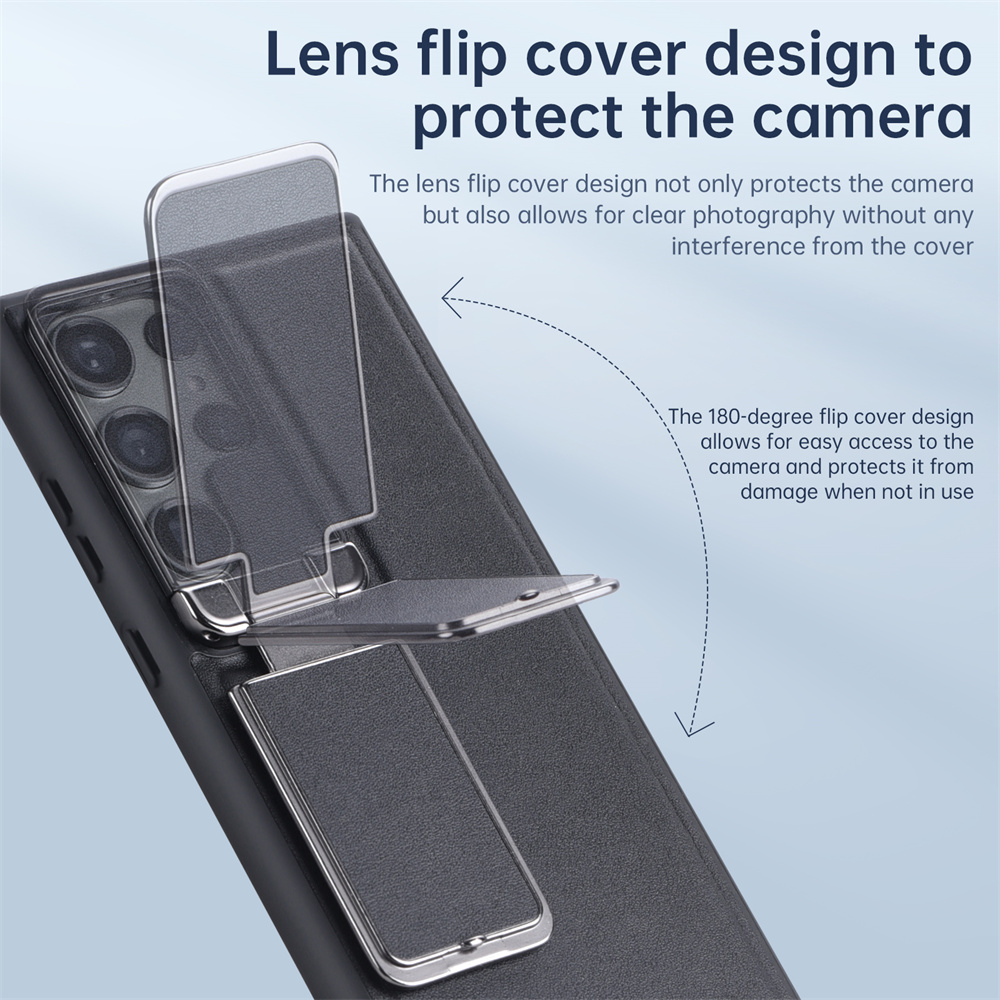 Samsung Galaxy S23 Ultra Kickstand Case and Camera Lens Protectors Set