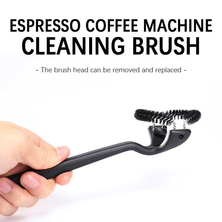 1pc Coffee Machine Cleaning Brush Replaceable Brewing Head - Temu