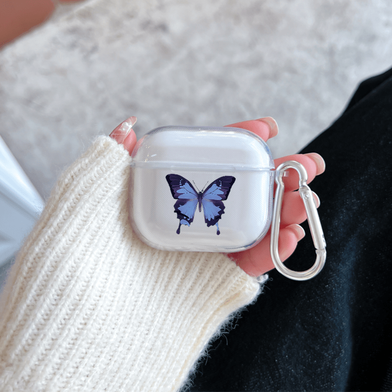 Clear butterfly Cute Cover for Airpods Pro 2nd Generation Case