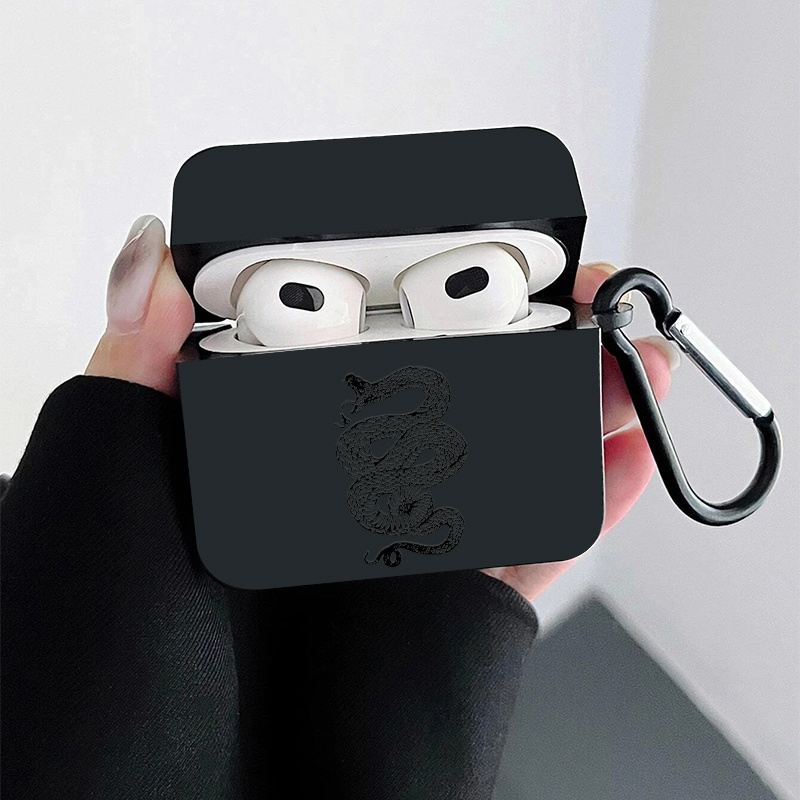 Black Grid Airpods Case