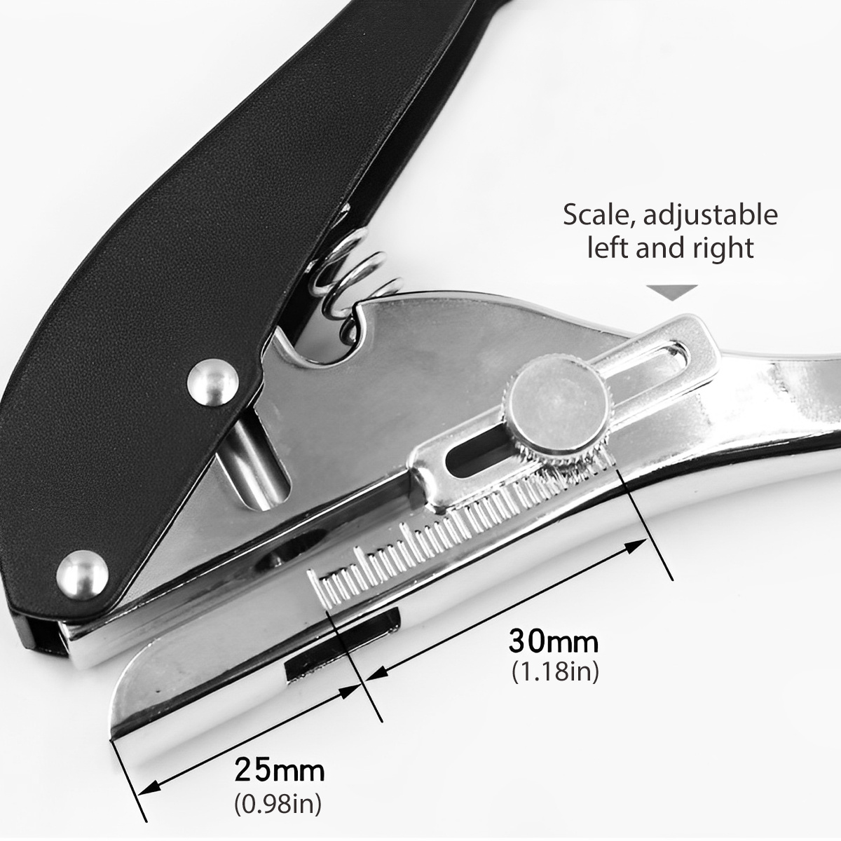 Generic Portable 1/4 Inch Single Hole Punch Heavy Duty Paper Punch For