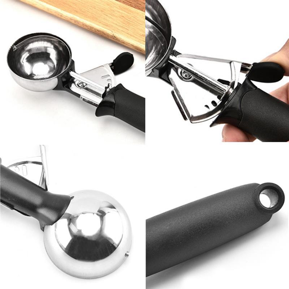 Ice Cream Scoop, Stainless Steel Melon Baller, Nonstick Anti-freeze Ice  Cream Scoop, Ice Cream Tools, For Bar, Restaurant Use, Summer Kitchen  Gadgets, Kitchen Stuff, Kitchen Accessories - Temu