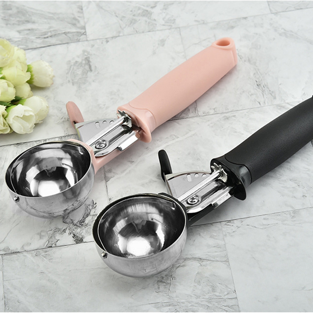 Ice Cream Scoop, Stainless Steel Melon Baller, Nonstick Anti-freeze Ice  Cream Scoop, Ice Cream Tools, For Bar, Restaurant Use, Summer Kitchen  Gadgets, Kitchen Stuff, Kitchen Accessories - Temu