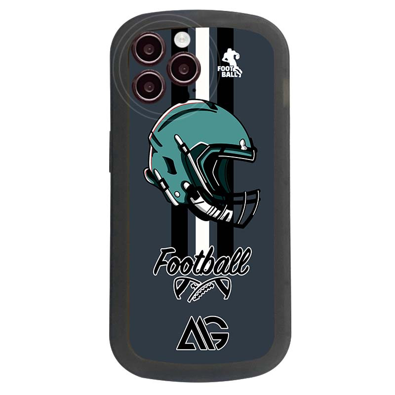 soft shockproof black phone case featuring an american Temu