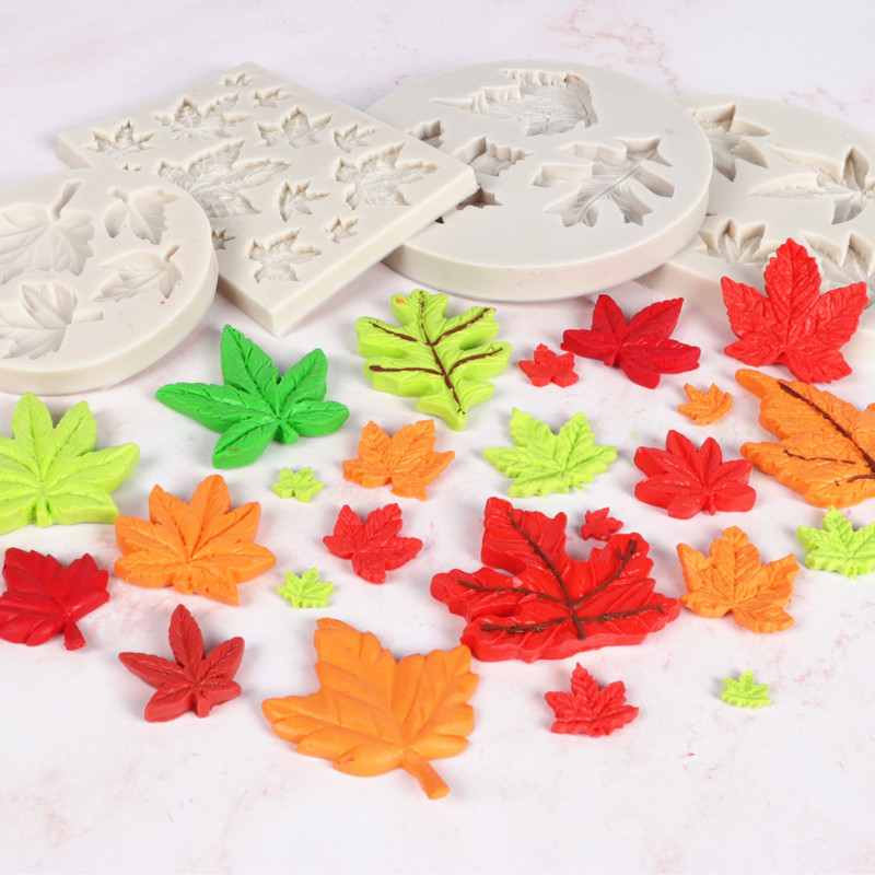 Baking Silicone Mold Maple Leaf Chocolate Mold Trays Food - Temu