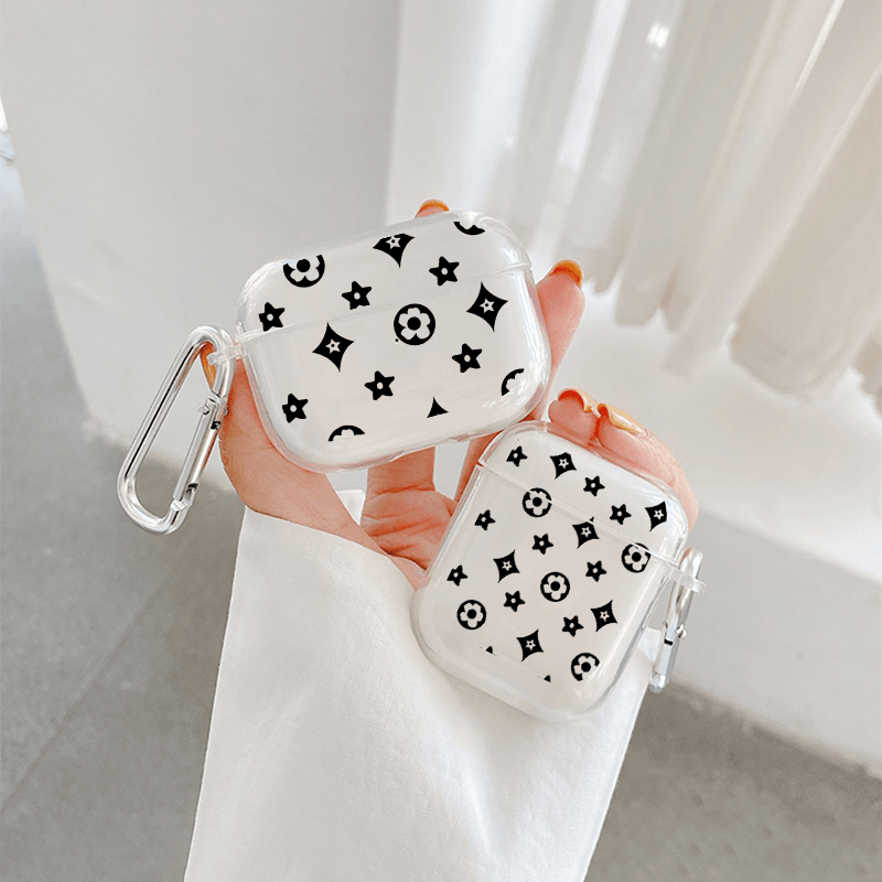 Lv Tote Bag Silicone Apple Airpods Case Cover for 1-2 Generations