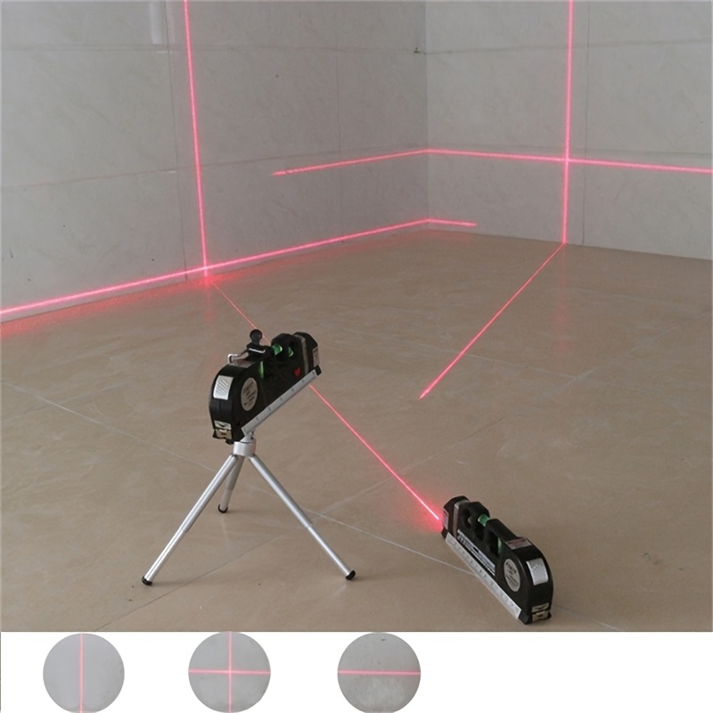 Nivelador Laser Niveles Construccion Nivel De Laser Multiuso Cinta Metrica  FREE