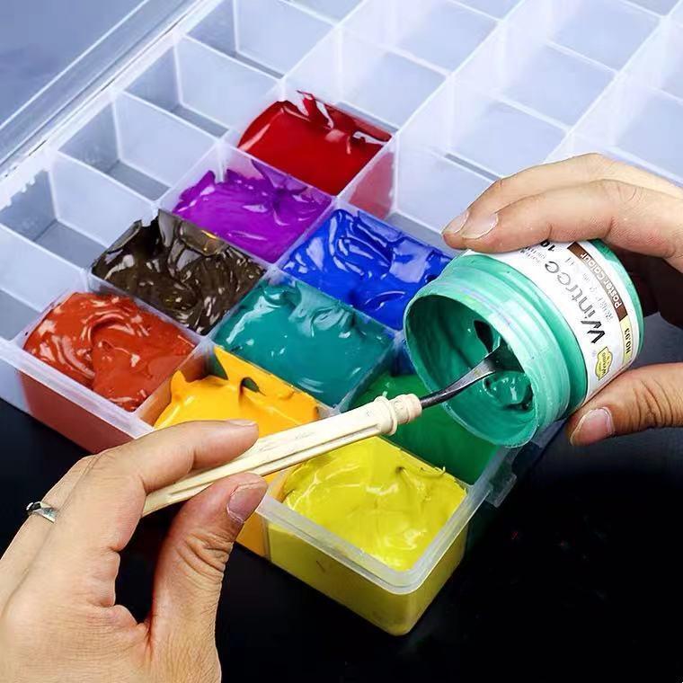 Small Size Portable Wet Palette Paint Palette For Acrylic - Temu Germany