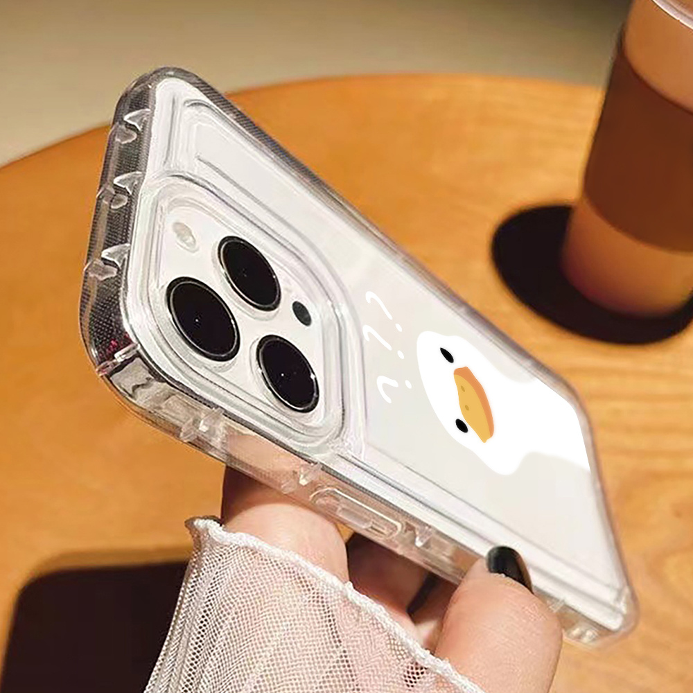 Funda Transparente Teléfono Móvil Diseño Pato Bonito Iphone - Temu