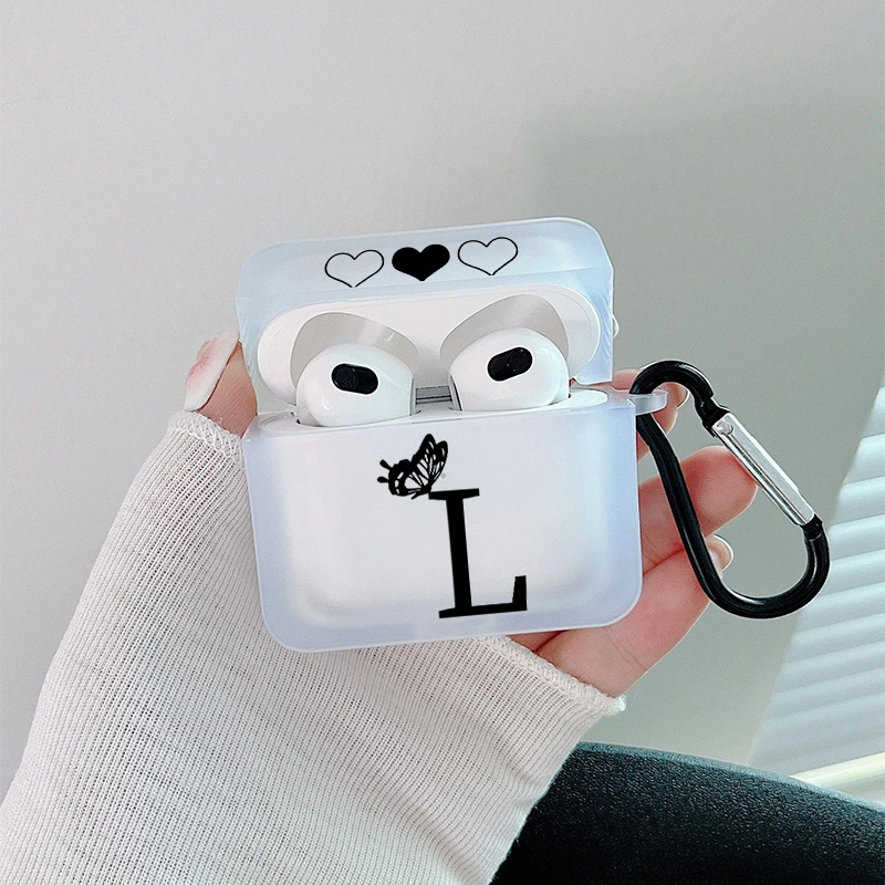 Letter L & Heart Graphic Printed Headphone Case For Airpods1/2, Airpods3,  Pro, Pro (2nd Generation), Gift For Birthday, Girlfriend, Boyfriend, Friend  Or Yourself - Temu Australia