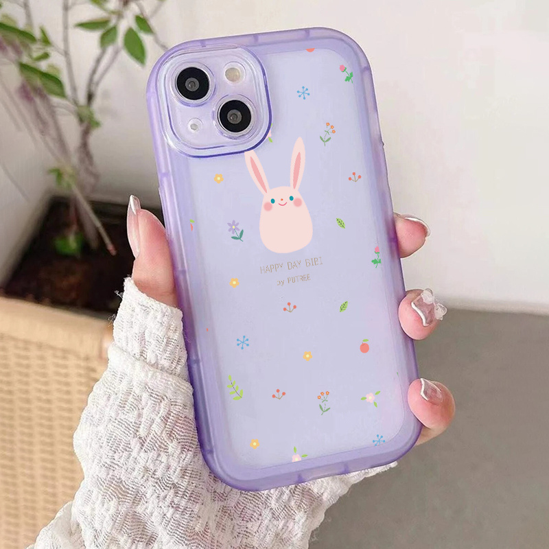 Rabbit Fish Pattern Mirror Phone Case Slim Soft Liquid - Temu Canada