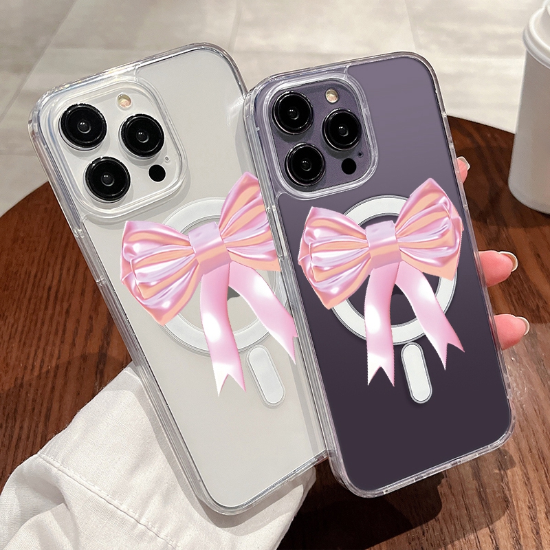 Bow Pattern Glitter Phone Case