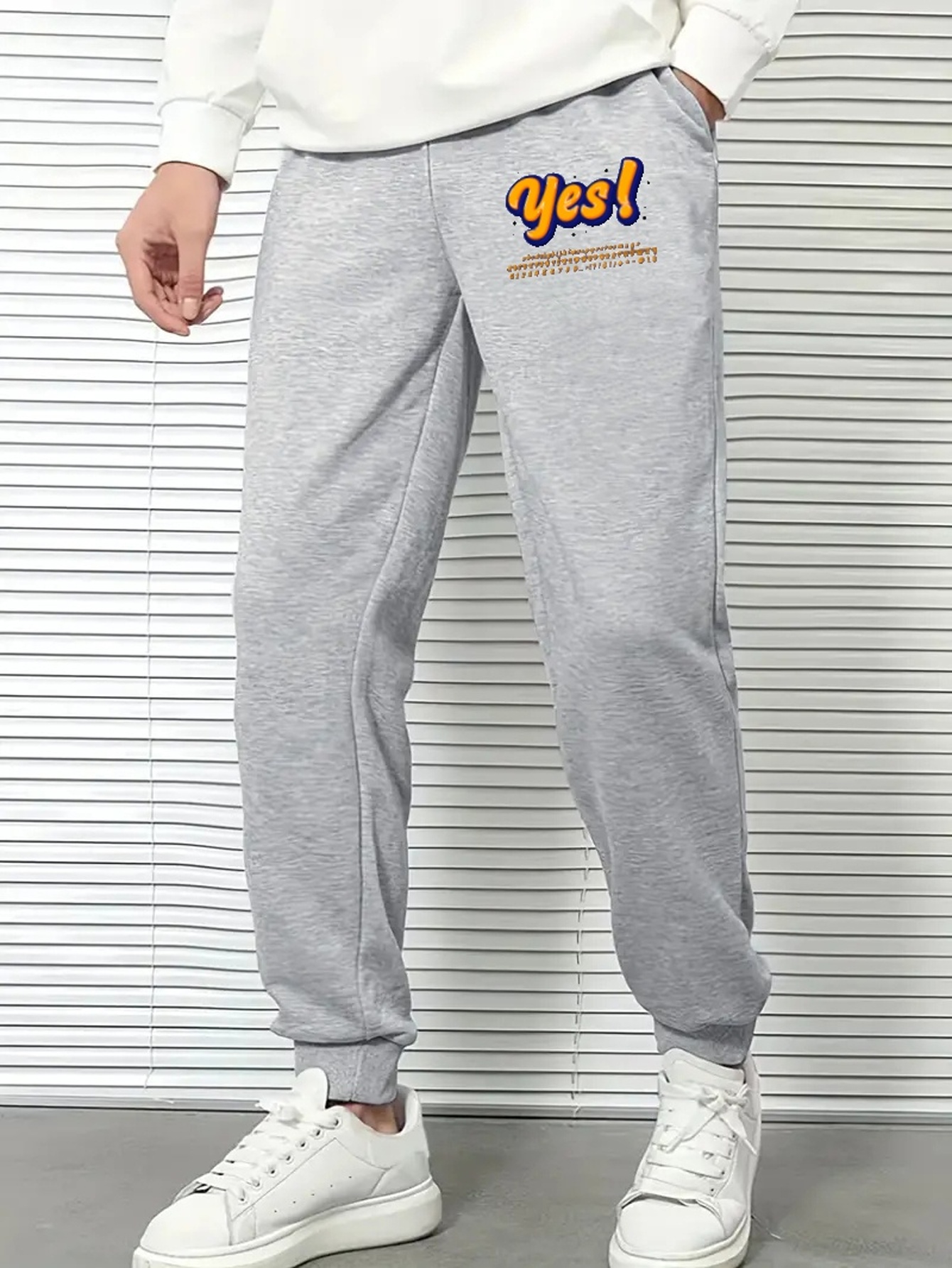 Men's Comfy Drawstring Joggers Loose Fit Stretch Pants