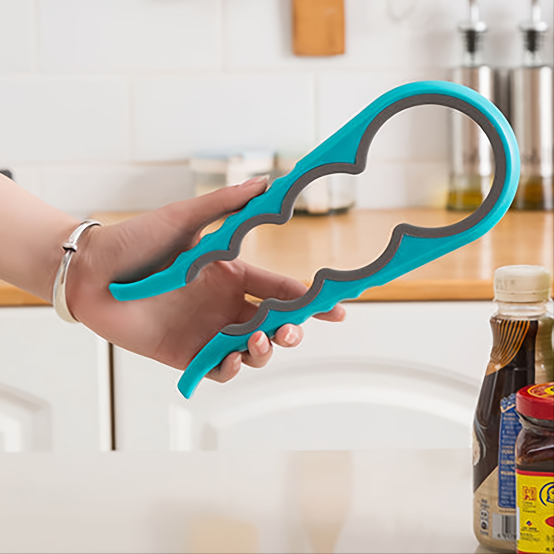 Shop for Multifunction 3 in 1 Bottle Caps Opener Silicone Beer