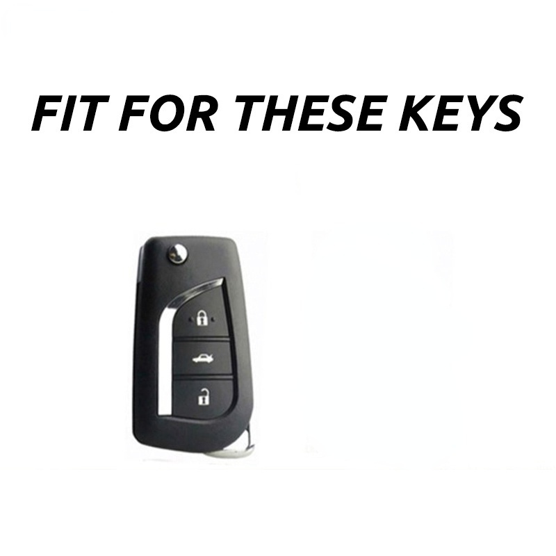 TPU Key Case Remote Cover For Toyota Corolla CHR Yaris Rav4 Auris Aygo  Prius Camry Avensis Keychain Holder Car Accessories