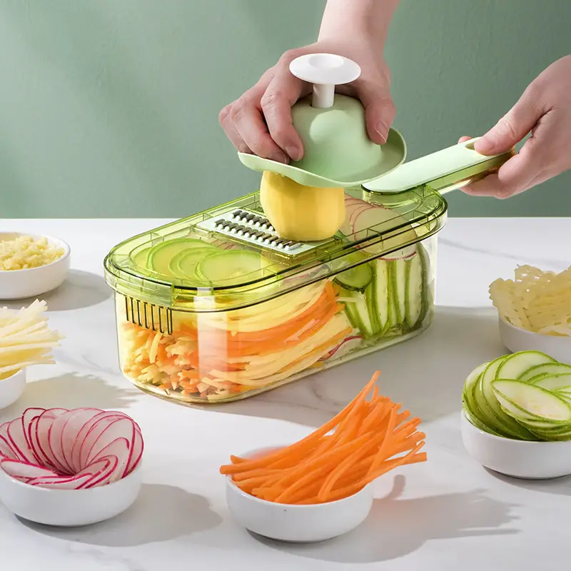 6in1 Vegetable Slicer, Multifunctional Fruit Slicer, Handle Food