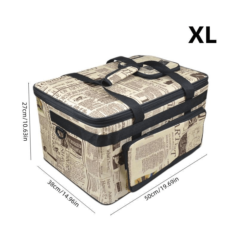 Art Supplies Organizer Bag Art Craft Tool Storage Tote Bag Art Supplies  Carrying Bag Case Artist Travel Carrier Bag Waterproof Paint Box Case  Foldable