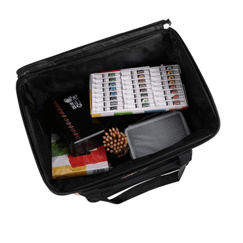 Art Supplies Organizer Bag Art Craft Tool Storage Tote Bag Art Supplies  Carrying Bag Case Artist Travel Carrier Bag Waterproof Paint Box Case  Foldable