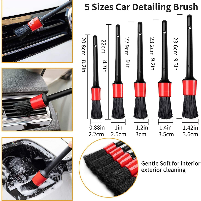 Car Detailing Brush Set: The Ultimate Auto Cleaning Kit For - Temu