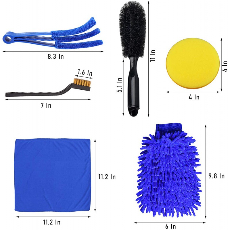 Car Detailing Brush Set: The Ultimate Auto Cleaning Kit For - Temu