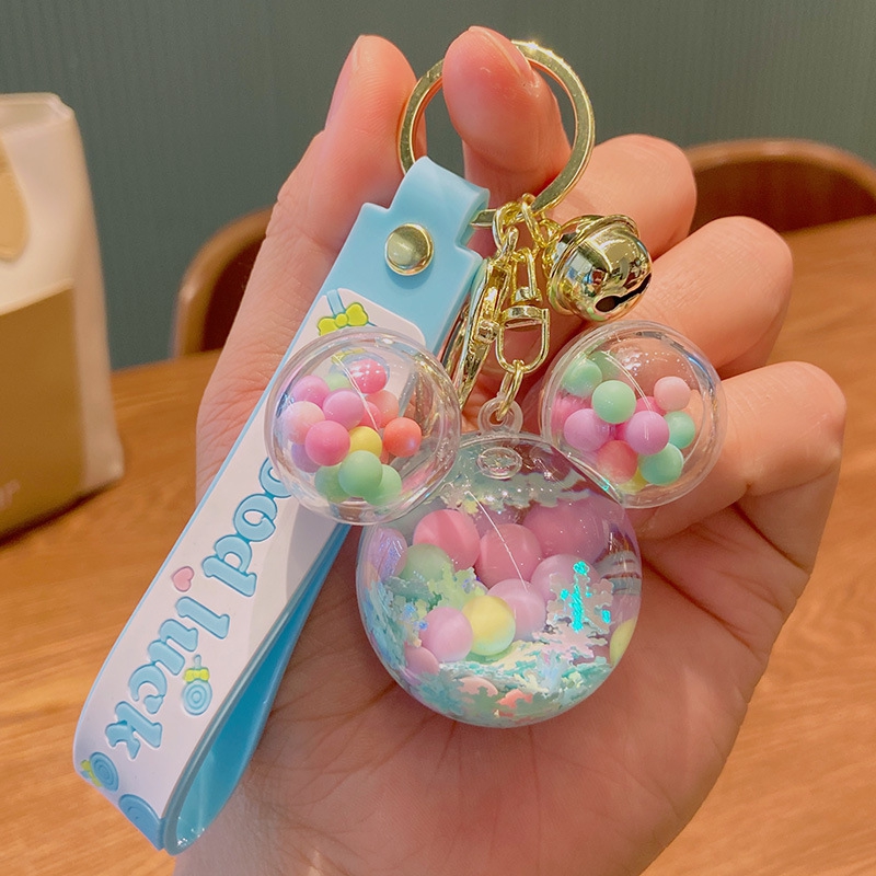 Floating Liquid Keychain Kawaii Keychain Cute Key Chain