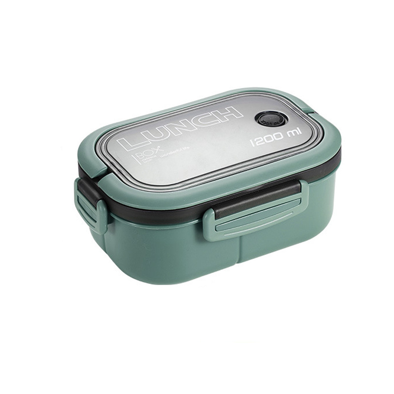 Portable Double-layer Plastic Lunch Box Small Grid Dinner Box Portable  Microwave Oven Can Be Used For Crisper Outdoor Camping Travel Lunch Box -  Temu
