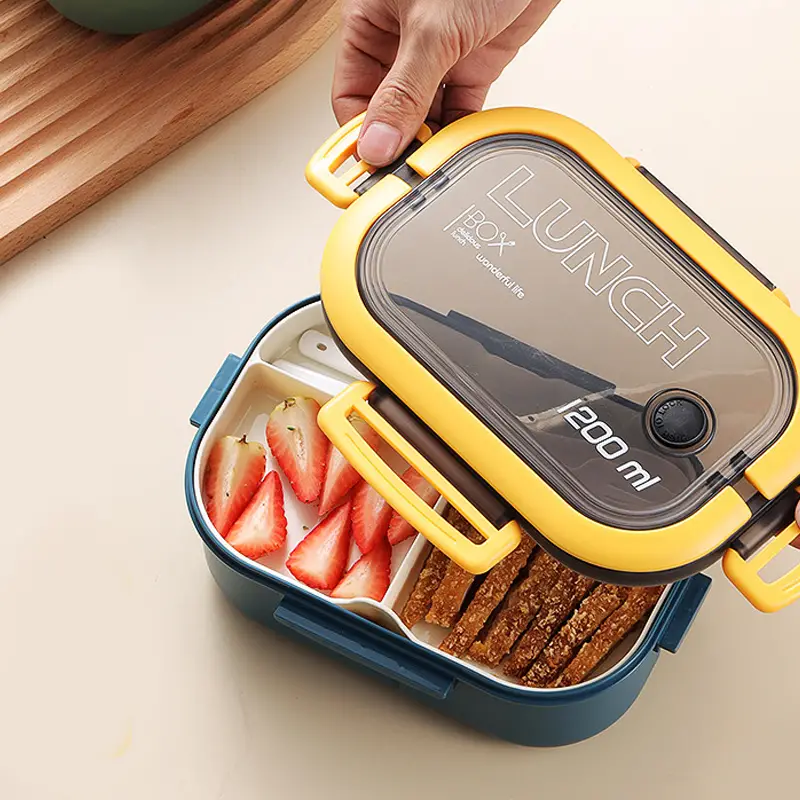 Multipurpose Stackable Lunch Box Portable Food Container Leakproof Fruit  Meal Box For Kids Adults Gift Kitchen