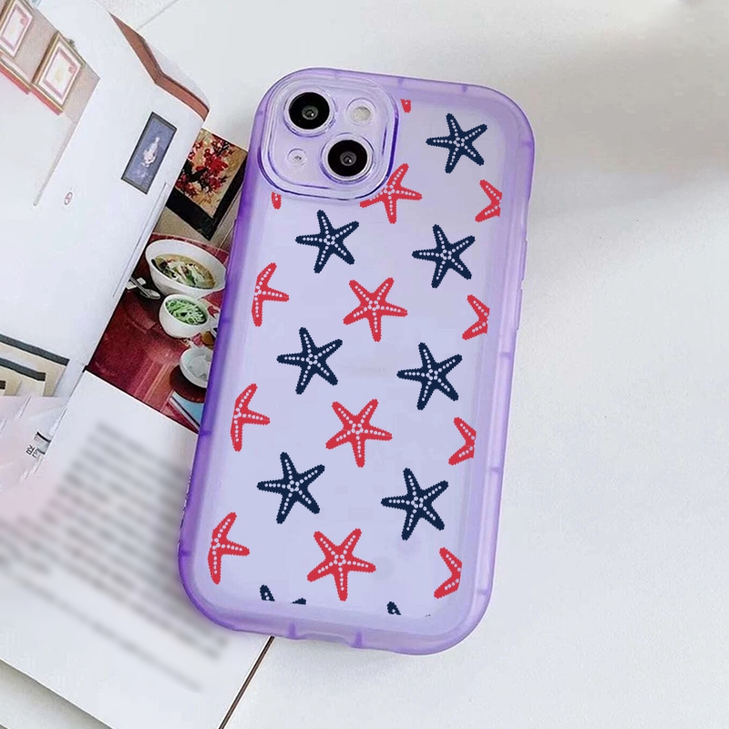 Colorful Seahorse Star Graphic Protective Silicon Phone Case For Iphone 14,  13, 12, 11 Pro Max, Xs Max, X, Xr, 8, 7, 6, 6s, Mini, 2022 Se, Plus, Gift  For Birthday, Girlfriend, Boyfriend, Friend Or Yourself - Temu