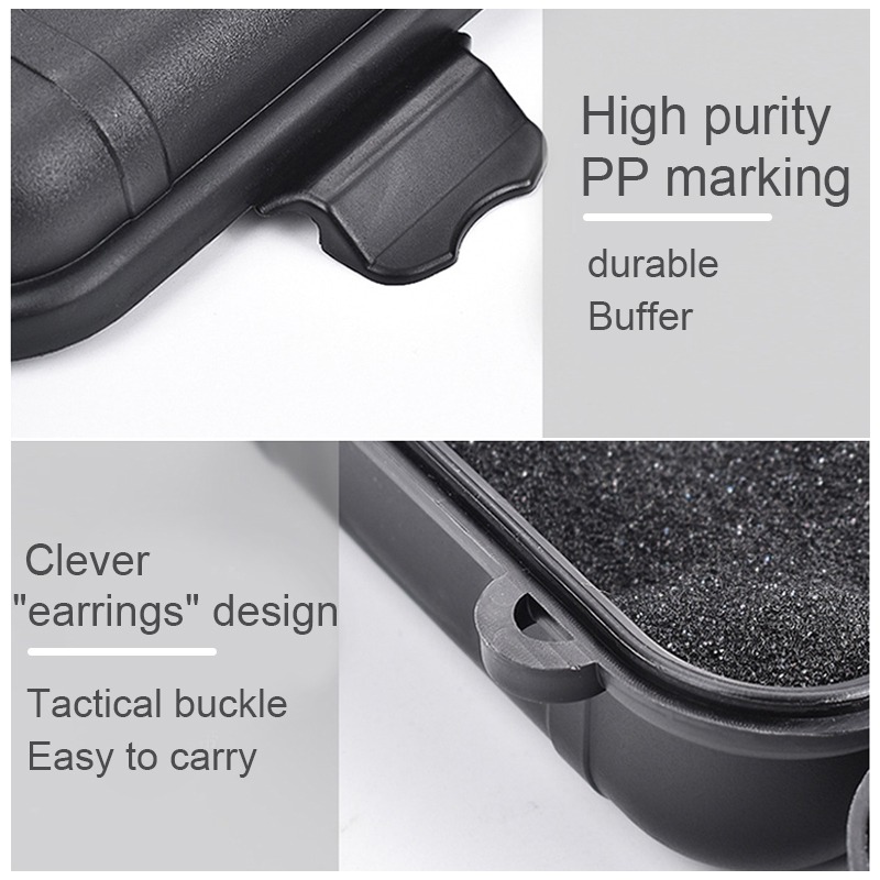 Outdoor Plastic Waterproof Sealed Survival Box Container | Camping, Travel Storage Box, Universal Fit