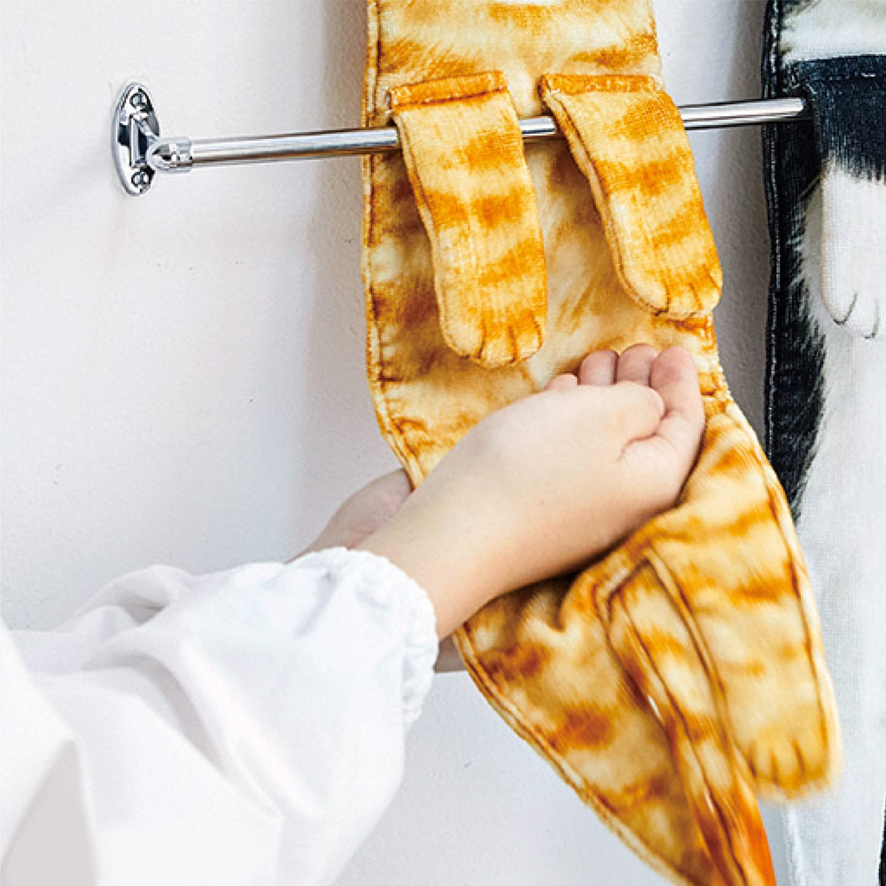Cat Funny Hand Towels For Bathroom Kitchen Cute Decorative - Temu