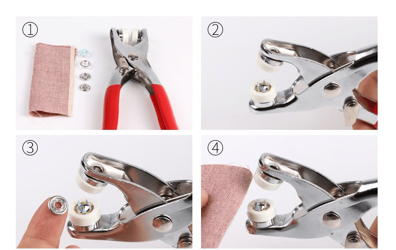  150Pcs 1/2 Inch Grommet Tool Kit, Leather Hole Punch Pliers,  Grommets Kit with 150 Metal Eyelets in Silver for Leather, Shoes, Fabric,  Belts : Industrial & Scientific