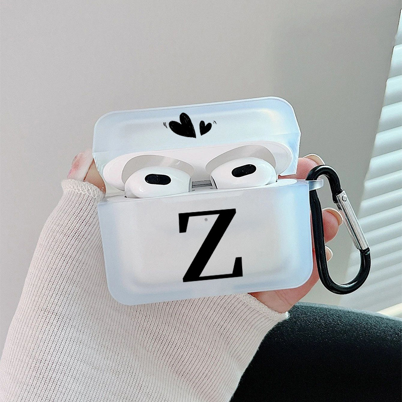 Earphone Case With Letter Z & Flower Graphic Wireless Cover Soft Headphone  Protective Cases Anti-fall For Airpods1/2, Airpods3, Pro, Pro (2nd  Generation) - Temu