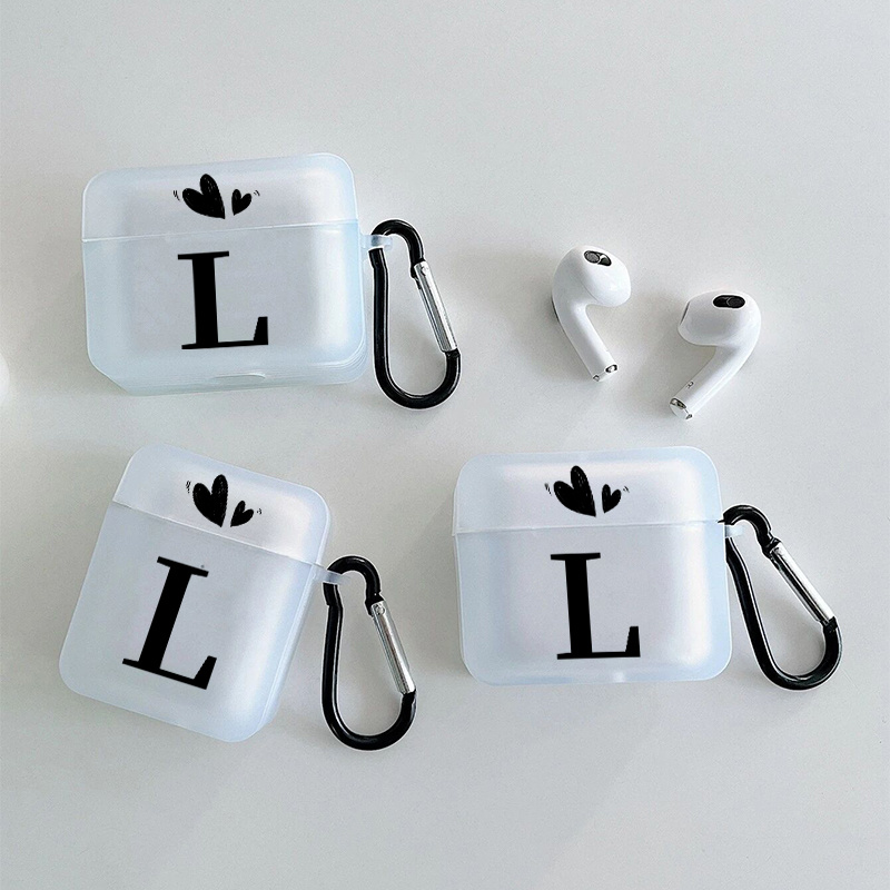 Letter L & Heart Graphic Printed Headphone Case For Airpods1/2, Airpods3,  Pro, Pro (2nd Generation), Gift For Birthday, Girlfriend, Boyfriend, Friend  Or Yourself - Temu Israel