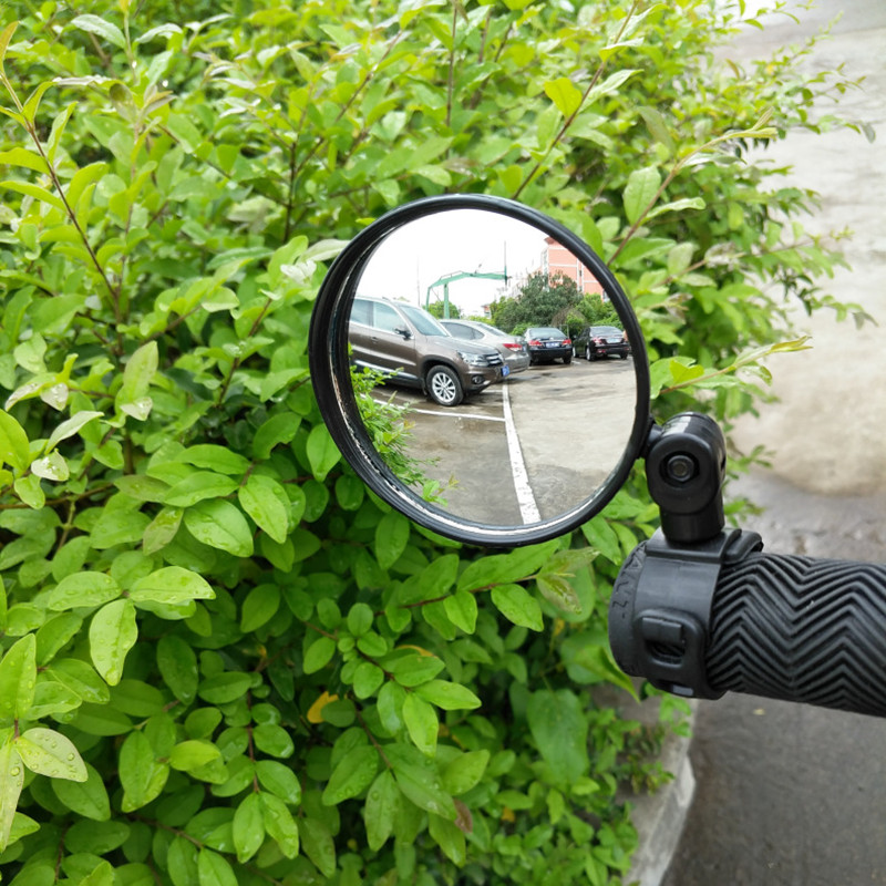 1pcs adjustable swivel convex mirror for bikes wide angle rearview mirror for mtb and road bikes enhance safety and visibility details 3